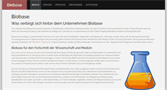 Desktop Screenshot of biobase.de